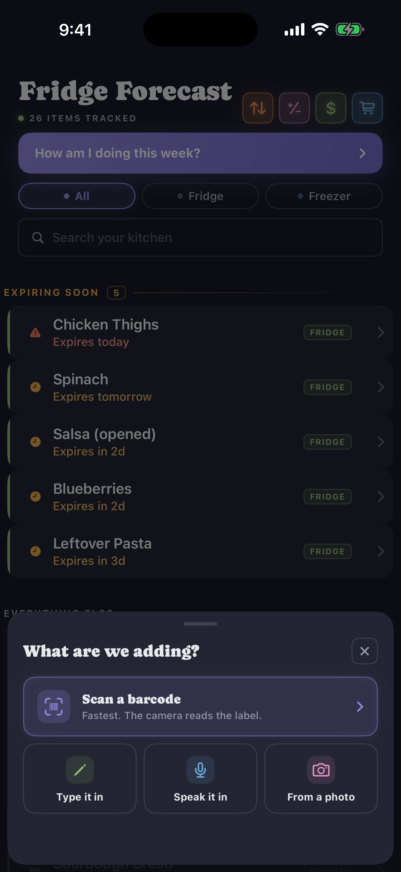 Scan it, snap it, say it, or type it