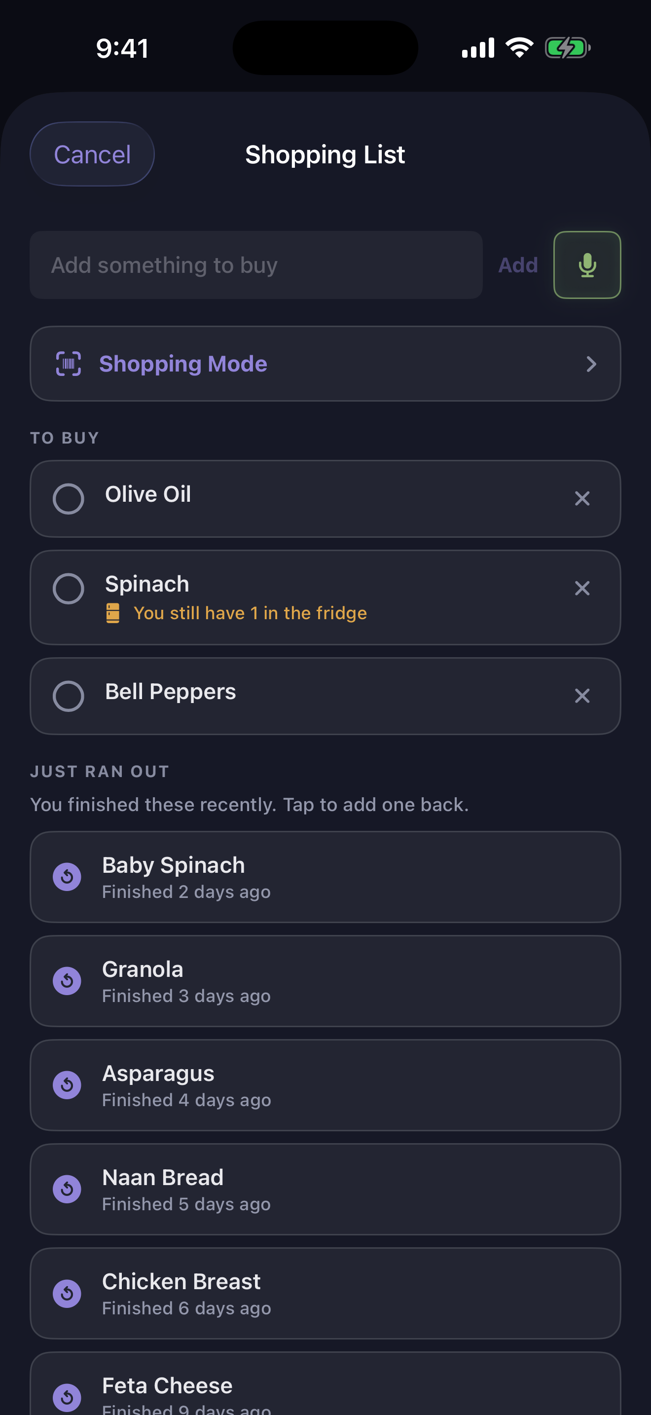 Shop with the kitchen you already have